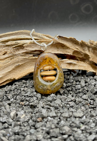 Inner Cairn Necklace (Raw Agate)