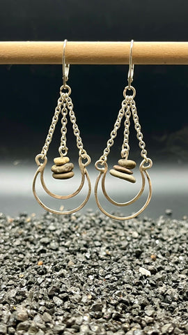 Crescent Cairn Earrings