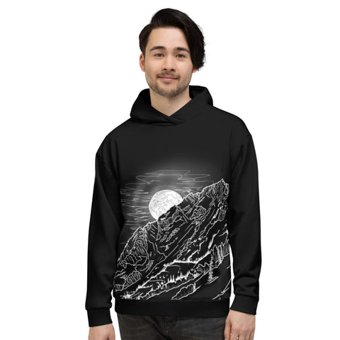 Superior and the Moon Unisex Hoodie