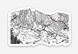 Lone Peak Sketch Stickers