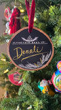 Denali Carved Ornament