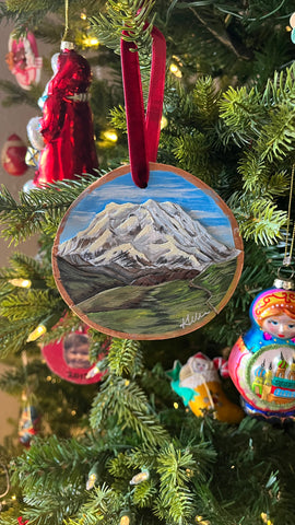 Denali Carved Ornament