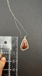 Red Plume Agate Pendant