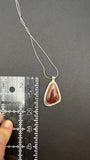 Red Plume Agate Pendant