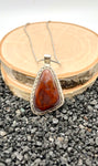 Red Plume Agate Pendant