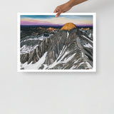 West Pfeifferhorn Alpenglow Giclee Print