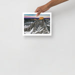 West Pfeifferhorn Alpenglow Giclee Print